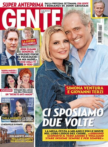 Gente Italia – 15 Giugno 2024 Cover