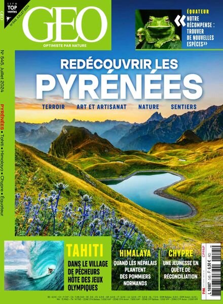 Geo France – Juillet 2024 Cover