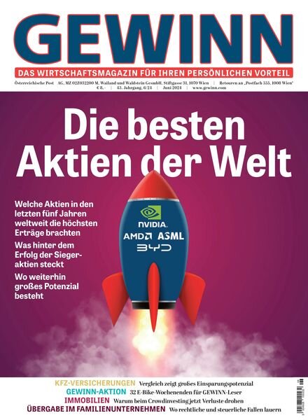 Gewinn – Juni 2024 Cover