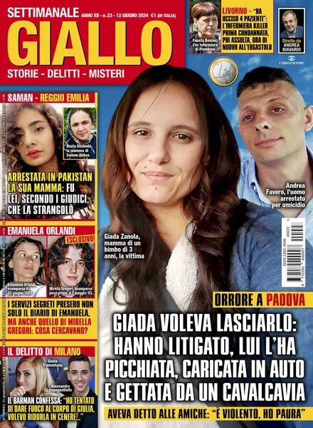 Giallo – 12 Giugno 2024 Cover