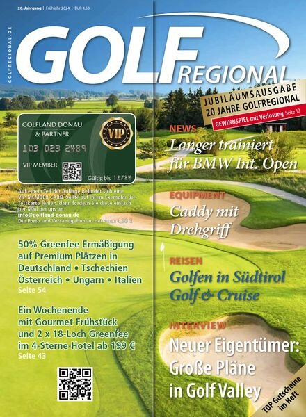 Golf Regional – Fruhjahr 2024 Cover