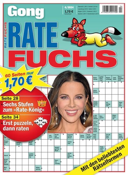 Gong Ratefuchs – 8 Juni 2024[p] Cover
