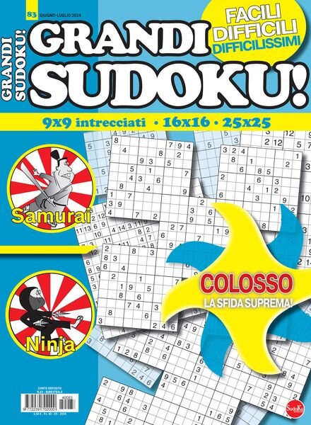 Grandi Sudoku – Giugno-Lugloio 2024 Cover