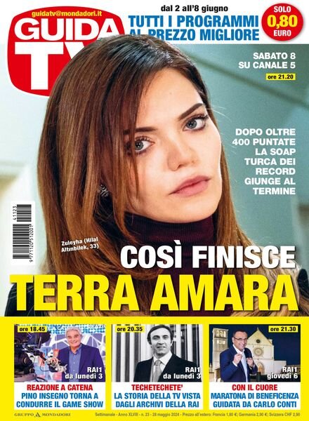 GuidaTV – 28 Maggio 2024 Cover