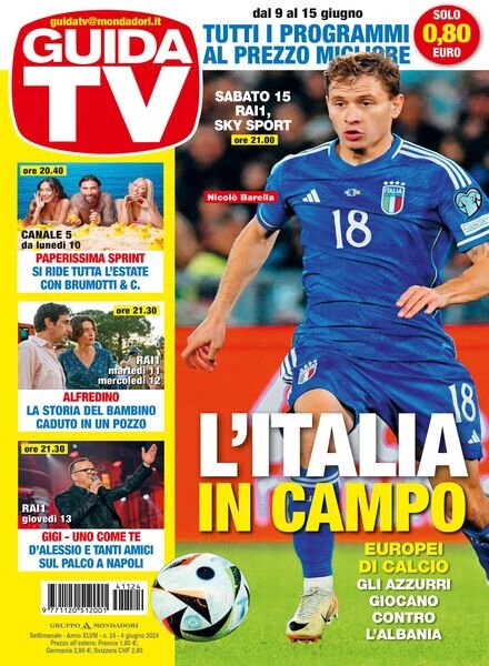 GuidaTV – 4 Giugno 2024 Cover