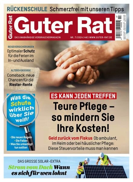 Guter Rat – Juli 2024 Cover