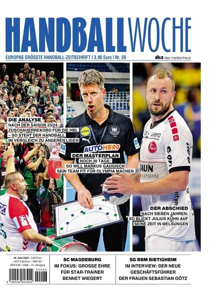 Handballwoche – 25 Juni 2024 Cover
