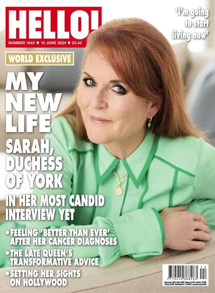 Hello! Magazine UK – Issue 1843 – June 10 2024 Cover