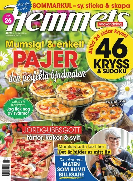 Hemmets Veckotidning – 19 Juni 2024 Cover