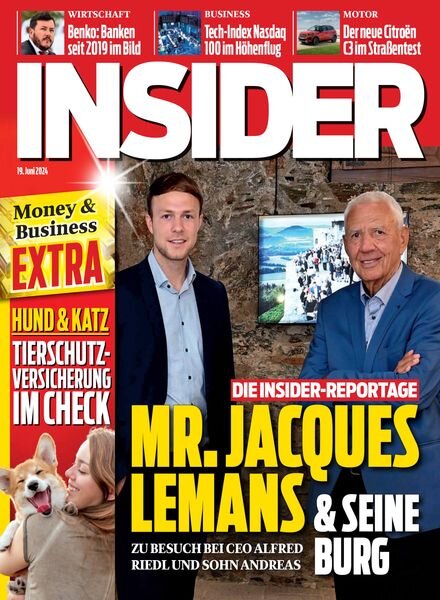 Insider Austria – 19 Juni 2024 Cover