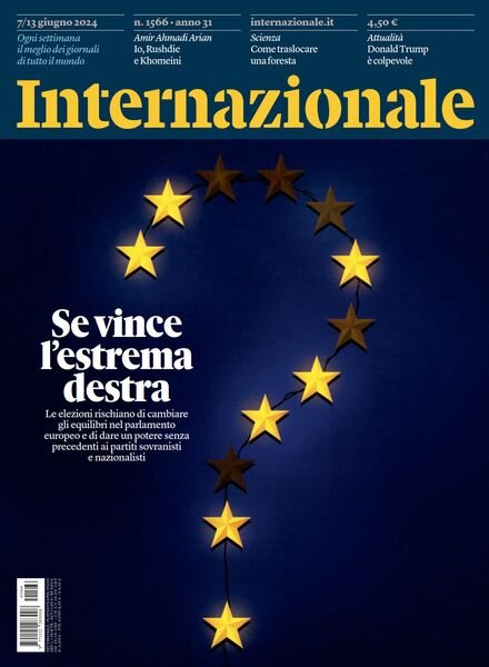 Internazionale – 7 Giugno 2024 Cover