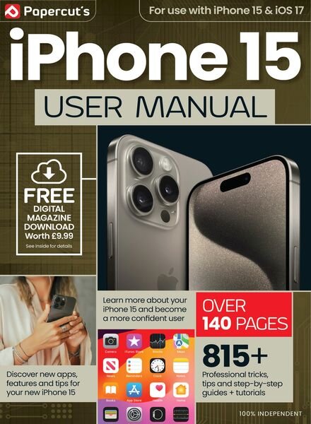 iPhone 15 User Manual – June 2024 Cover