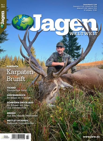 Jagen Weltweit – Nr 3 2024 Cover