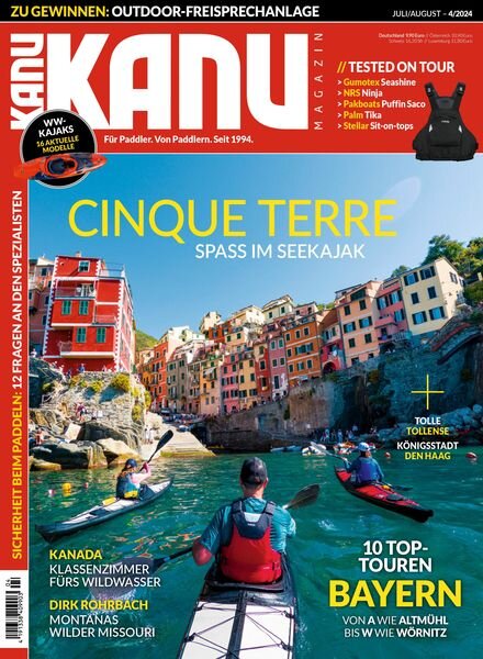 Kanu Magazin – Juli-August 2024 Cover