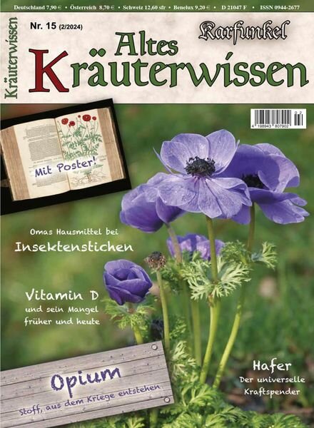 Karfunkel Altes Krauterwissen – Nr 15 2024 Cover