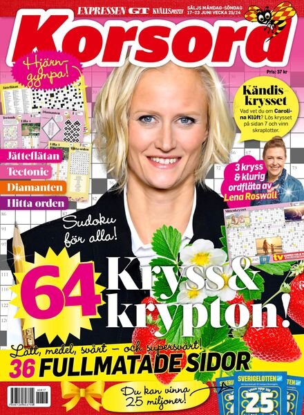 Korsord – 17 Juni 2024 Cover