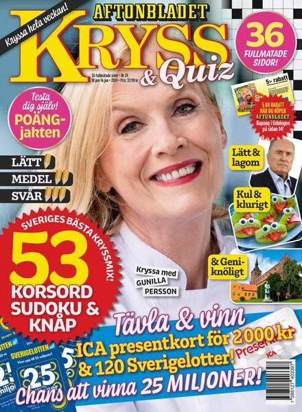 Kryss & Quiz – 10 Juni 2024 Cover