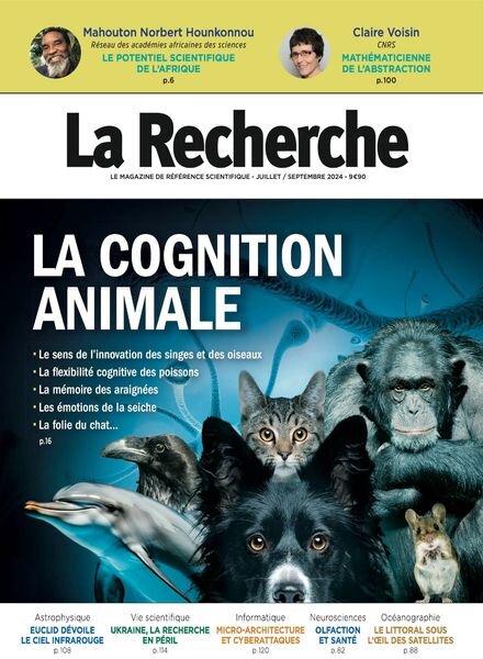 La Recherche – Juillet-Septembre 2024 Cover