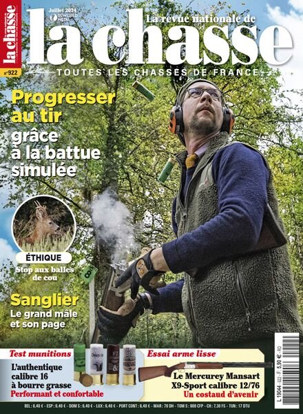 La Revue nationale de La chasse – Juillet 2024 Cover