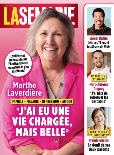 La Semaine – 21 Juin 2024 Cover
