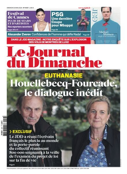 Le Journal du dimanche – 26 Mai 2024 Cover