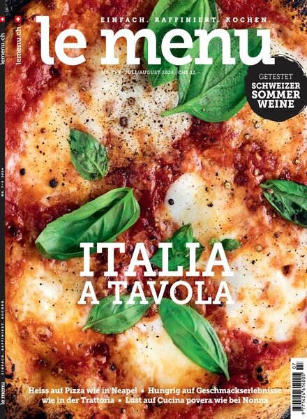 le menu – Juli-August 2024 Cover