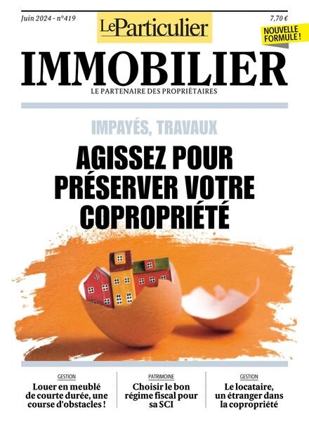 Le Particulier Immobilier – Juin 2024 Cover