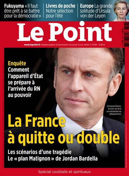 Le Point – 13 Juin 2024 Cover