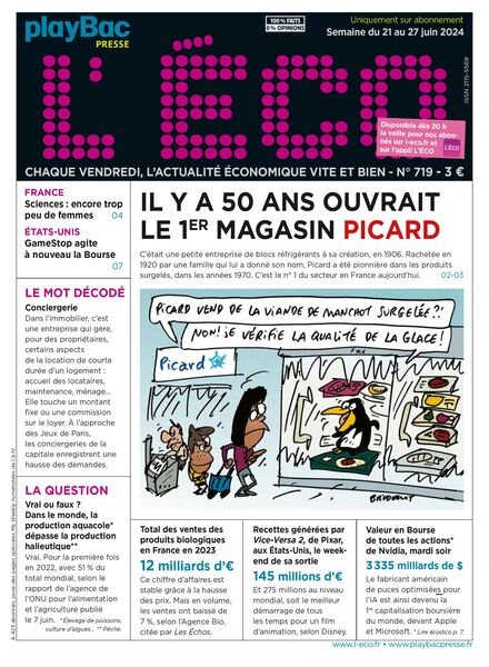 L’eCO – 21 Juin 2024 Cover