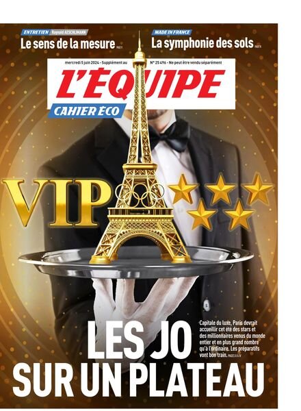 L’Equipe Cahier eco – Juin 2024 Cover