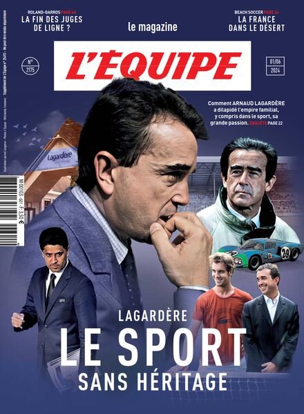 L’Equipe Magazine – 1er Juin 2024 Cover