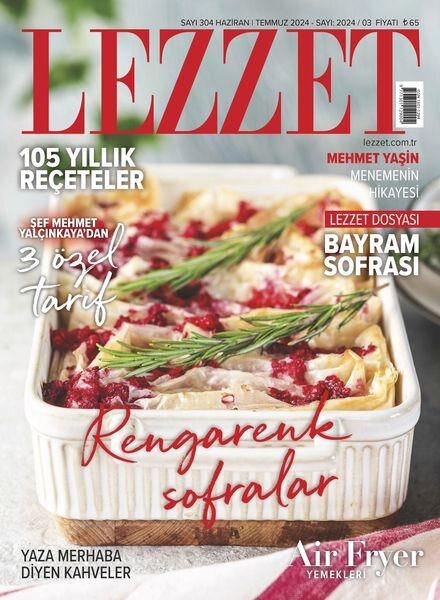 Lezzet – Haziran 2024 Cover