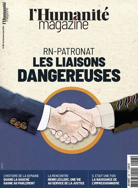 L’Humanite Magazine – 31 Mai 2024 Cover