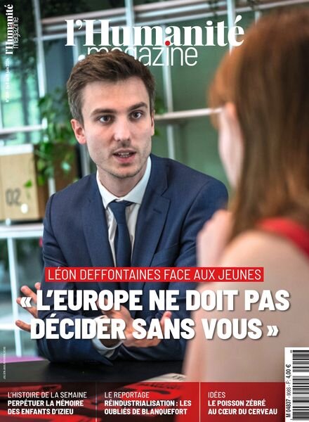 L’Humanite Magazine N.908 – 6 Juin 2024[p] Cover