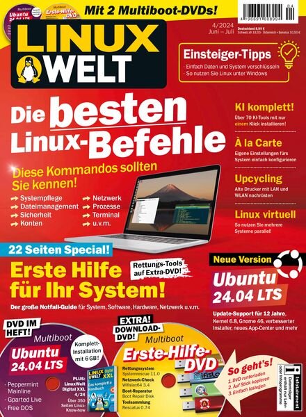 Linux Welt – Juni-Juli 2024 Cover