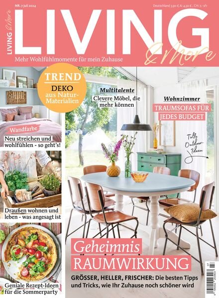 Living & More – Juli 2024 Cover