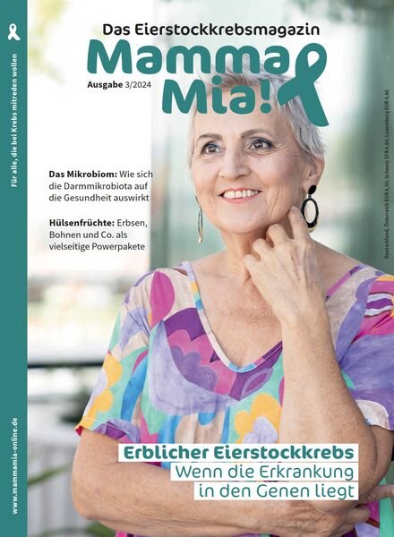 Mamma Mia! Eierstockkrebsmagazin – Nr 3 2024 Cover