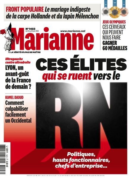 Marianne – 20 Juin 2024 Cover