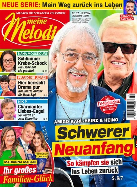 Meine Melodie – Juli 2024 Cover