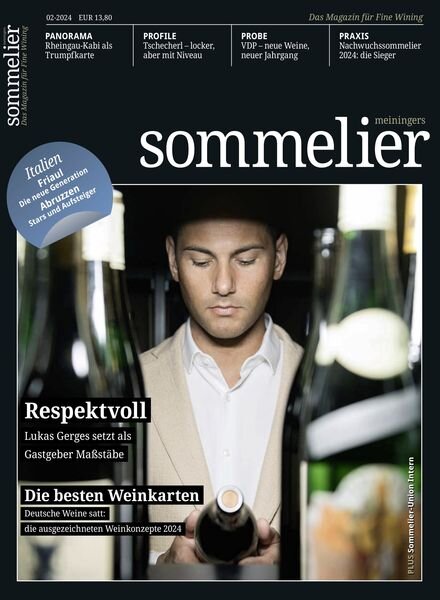 Meiningers Sommelier – 31 Mai 2024 Cover