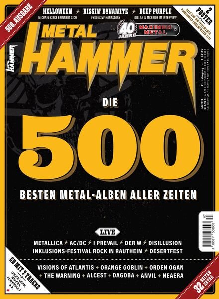 Metal Hammer Germany – Juli 2024 Cover