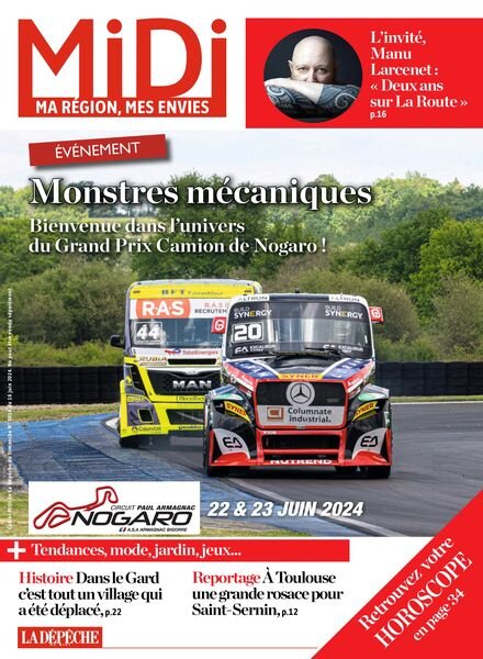 Midi Ouest – 16 Juin 2024 Cover