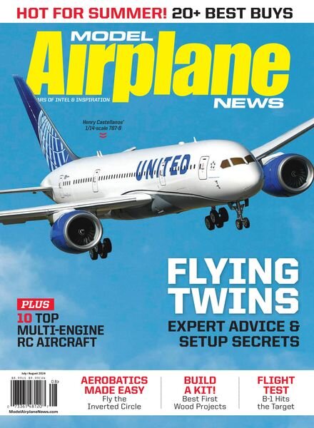 Model Airplane News – July-August 2024 Cover