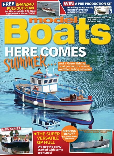 Model Boats – Issue 884 – July 2024 Cover