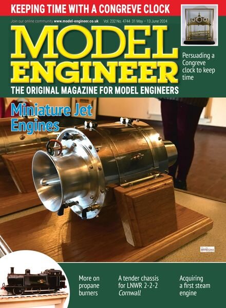 Model Engineer – Issue 4744 – 31 May 2024 Cover