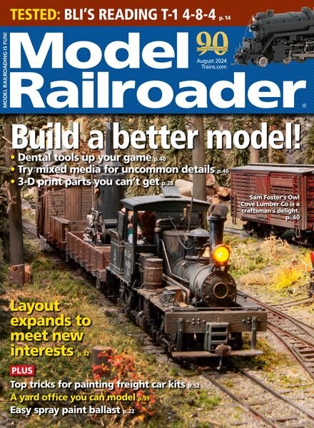 Model Railroader – August 2024 Cover