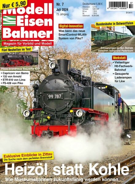 ModellEisenBahner – Juli 2024 Cover