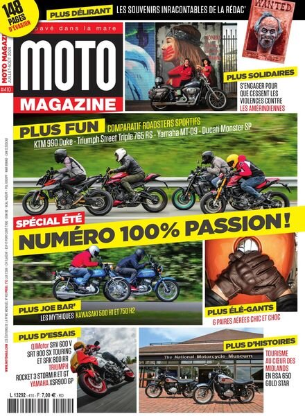 Moto Magazine – Juillet-Aout 2024 Cover