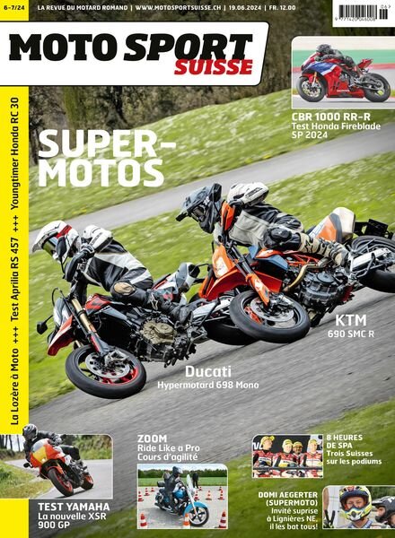 Moto Sport Suisse – 19 Juin 2024 Cover