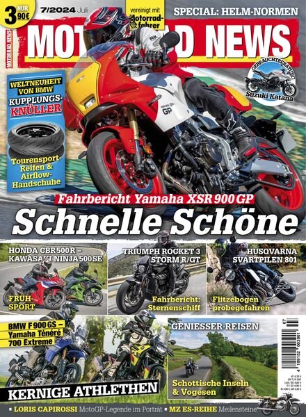 Motorrad News – Juli 2024 Cover